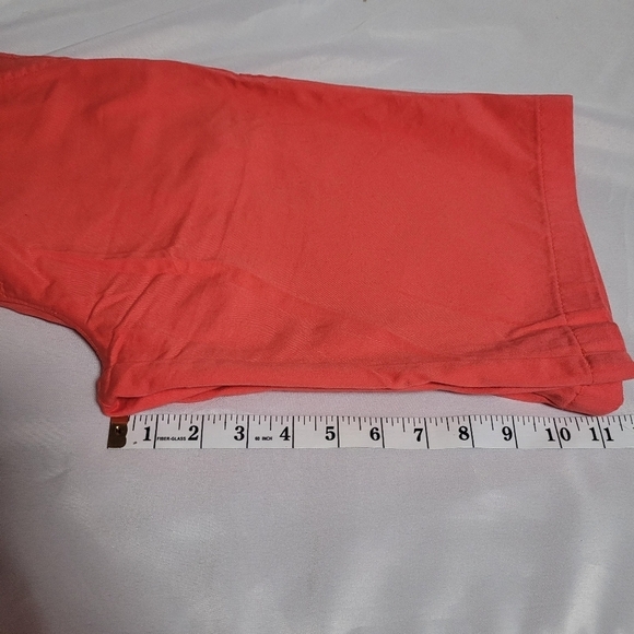 Nautica Boys Built In Flex Flat Front Twill Shorts Size 20 Regular Salmon - Picture 7 of 9